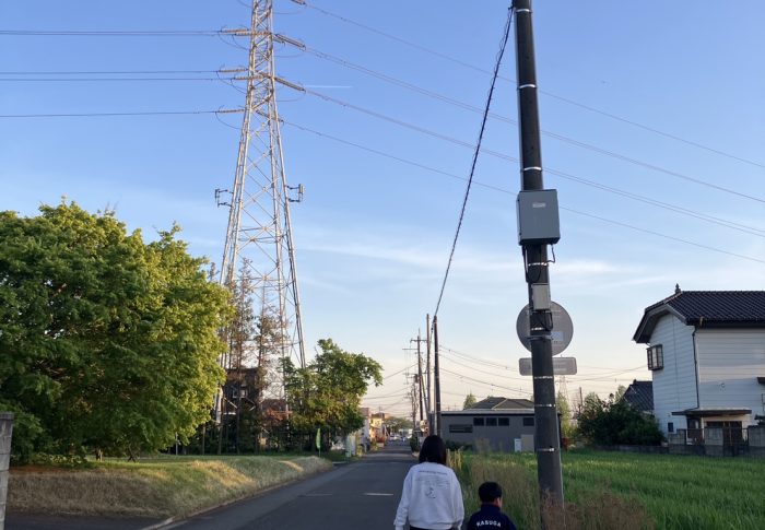 #03　夕方の散歩道